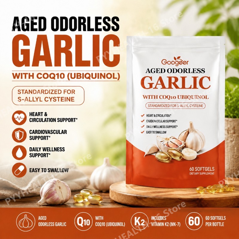 Coq10 Ubiquinol Softgel - Softgel Bawang Putih Tanpa Bau dengan