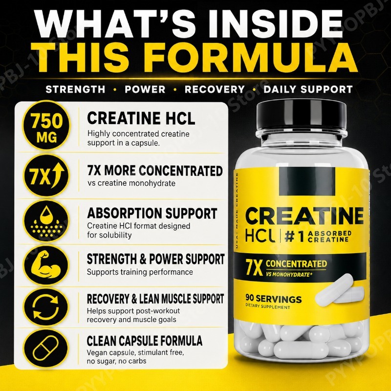 Creatine HCl 750mg 90 Kapsul P - Nutrition Of Fitness ulasan dan harga