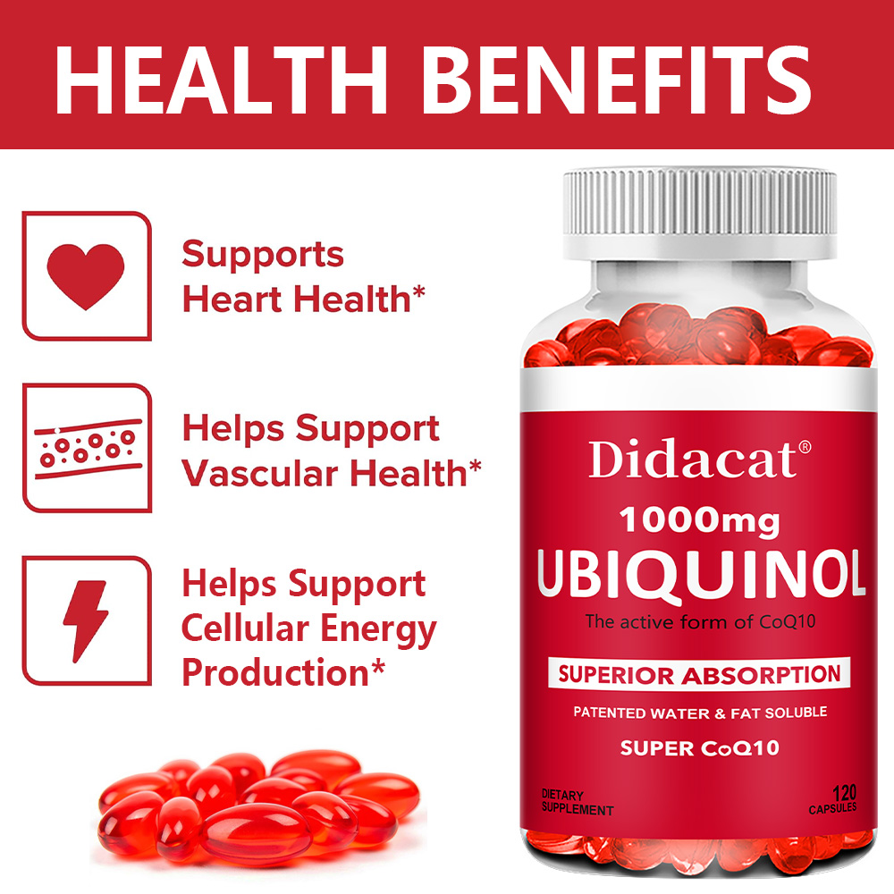 Ubiquinol CoQ10 Softgel Nabati - Coq10 Ubiquinol Softgel ulasan dan harga